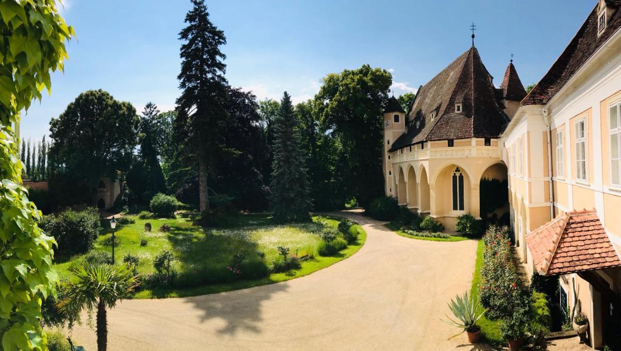 Ferienwohnung Schloss Schrattenthal Buitenkant foto